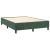 Cadru de pat box spring, verde închis, 140x200 cm, catifea GartenMobel Dekor