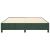 Cadru de pat box spring, verde închis, 160x200 cm, catifea GartenMobel Dekor