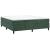 Cadru de pat box spring, verde închis, 160x200 cm, catifea GartenMobel Dekor