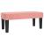 Pat box spring cu saltea, roz, 90x190 cm, catifea GartenMobel Dekor