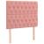 Pat box spring cu saltea, roz, 90x190 cm, catifea GartenMobel Dekor