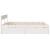 Cadru de pat cu sertare, alb, 180x200 cm, lemn masiv pin GartenMobel Dekor