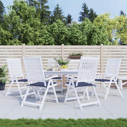 Perne pentru paleți 6 buc. bleumarin, 50x50x3 cm, textil Oxford GartenMobel Dekor