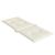 Perne scaun spătar înalt, 2 buc. melanj crem 120x50x4 cm textil GartenMobel Dekor