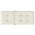 Perne scaun spătar înalt, 2 buc. melanj crem 120x50x4 cm textil GartenMobel Dekor