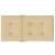 Perne scaun cu spătar mic, 2 buc. melanj bej 100x50x4 cm textil GartenMobel Dekor