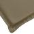 Perne scaun cu spătar mic 2 buc. melanj taupe 100x50x4cm textil GartenMobel Dekor