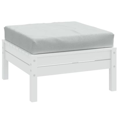Pernă de paleți, melanj gri deschis 60x60x10 cm material textil GartenMobel Dekor