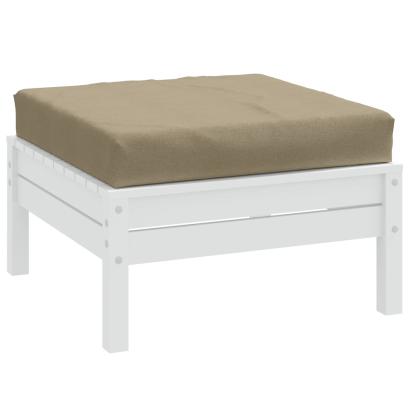 Pernă pentru paleți, melanj gri taupe, 60x60x10 cm, textil GartenMobel Dekor
