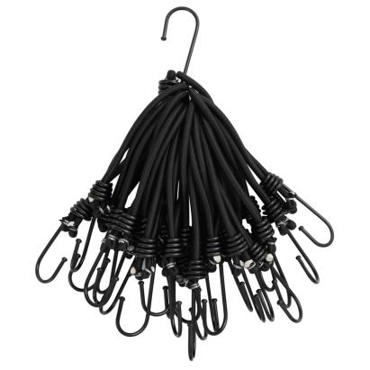 Funie elastică cu cârlige, 25 buc., 17 cm GartenMobel Dekor