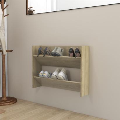 Pantofar de perete, stejar sonoma, 80x18x60 cm, lemn prelucrat GartenMobel Dekor