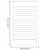 Uși dulap design lambriu 2 buc. alb 61,5x39,4 cm lemn masiv pin GartenMobel Dekor