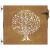 Poartă pentru grădină, 85x75 cm, oțel corten, model copac GartenMobel Dekor