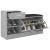 Banchetă pantofar, gri beton, 94,5x31x57 cm, lemn prelucrat GartenMobel Dekor