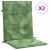Perne de scaun spătar jos, 2 buc., model frunze, textil GartenMobel Dekor