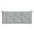 Pernă bancă de grădină 2db melanj gri deschis 120x50x7cm textil GartenMobel Dekor