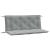 Pernă bancă de grădină 2db melanj gri deschis 120x50x7cm textil GartenMobel Dekor