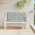Pernă bancă de grădină 2db melanj gri deschis 120x50x7cm textil GartenMobel Dekor
