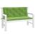 Pernă bancă de grădină, 2 buc. melanj verde, 120x50x7 cm textil GartenMobel Dekor