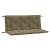 Pernă bancă de grădină 2 buc melanj gri taupe 120x50x7cm textil GartenMobel Dekor