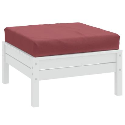 Pernă de paleți, melanj roșu, 60x60x10 cm, material textil GartenMobel Dekor