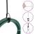 Corzi elastice cu benzi reflectorizante/cârlige 50 buc. 38 cm GartenMobel Dekor