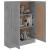 Bibliotecă, gri beton, 82,5 x 30,5 x 115 cm, PAL GartenMobel Dekor