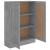 Bibliotecă, gri beton, 82,5 x 30,5 x 115 cm, PAL GartenMobel Dekor