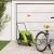 Remorcă de bicicletă animale companie, verde textil oxford/fier GartenMobel Dekor