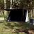 Cort camping, 2 persoane, alb, țesătură opacă, impermeabil GartenMobel Dekor