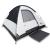 Cort camping cupolă 3 persoane alb, țesătură opacă, impermeabil GartenMobel Dekor