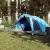 Cabină cort de camping, 4 persoane, albastru, impermeabil GartenMobel Dekor