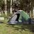 Cort de camping cupolă pentru 4 persoane, verde, impermeabil GartenMobel Dekor