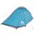Cort de camping cupolă pentru 4 persoane, albastru, impermeabil GartenMobel Dekor