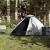 Cort camping cupolă 4 persoane alb, țesătură opacă, impermeabil GartenMobel Dekor
