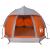 Cort de camping pentru 1 persoană, gri/portocaliu, impermeabil GartenMobel Dekor