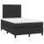 Pat box spring cu saltea, negru, 120x200 cm, piele ecologică GartenMobel Dekor