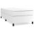 Pat box spring cu saltea, alb, 100x200 cm, piele ecologică GartenMobel Dekor