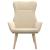Scaun de relaxare, crem, material textil GartenMobel Dekor