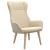 Scaun de relaxare, crem, material textil GartenMobel Dekor