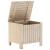 Cutie de depozitare cu capac "RANA" 60x49x54 cm, lemn masiv pin GartenMobel Dekor