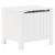 Cutie depozitare capac "RANA", alb, 60x49x54 cm, lemn masiv pin GartenMobel Dekor