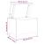 Cutie depozitare capac "RANA", alb, 80x49x54 cm, lemn masiv pin GartenMobel Dekor