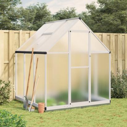 Sere cu cadru de bază, argintiu, 169x169x202 cm, aluminiu GartenMobel Dekor