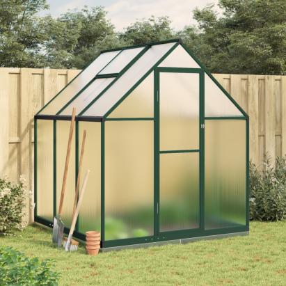 Sere cu cadru de bază, verde, 169x169x202 cm, aluminiu GartenMobel Dekor