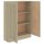 Bibliotecă, stejar Sonoma, 82,5 x 30,5 x 115 cm, PAL GartenMobel Dekor