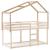 Acoperiș Pat Copii 213x85,5x144,5 cm Lemn Mass Pin GartenMobel Dekor