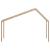 Acoperiș Pat Copii 203x95,5x142 cm Lemn Mass Pin GartenMobel Dekor