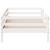 Cadru de pat, alb, 100x200 cm, lemn masiv de pin GartenMobel Dekor