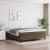 Cadru de pat box spring, maro închis, 160x200 cm, textil GartenMobel Dekor